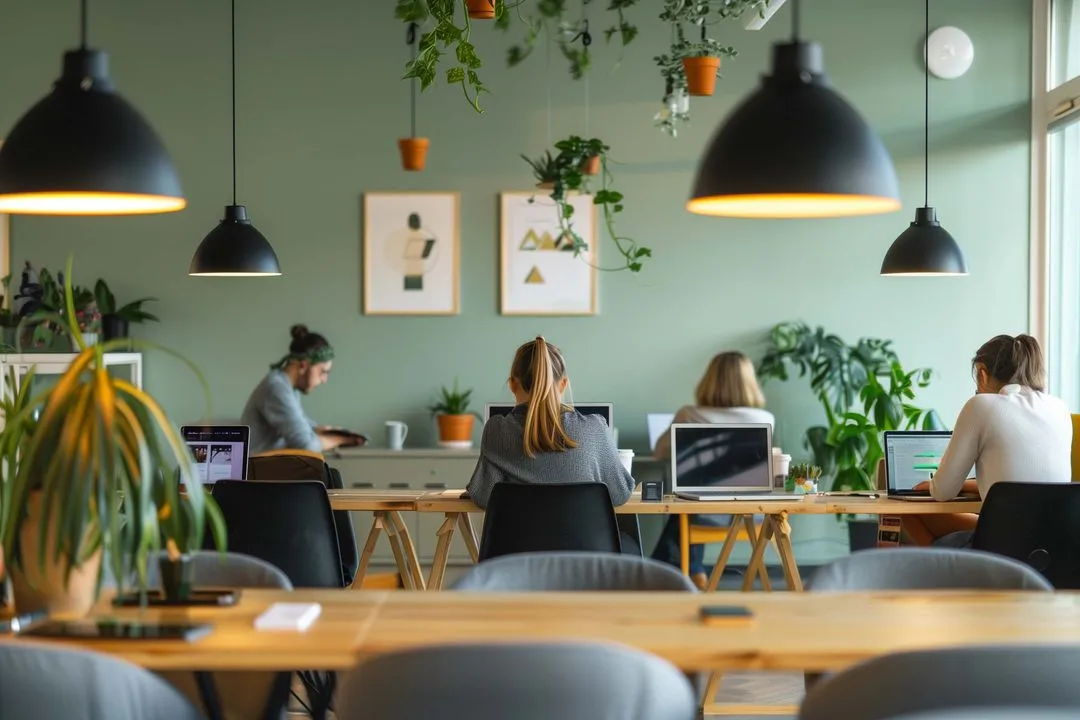 A group of people working on a project.