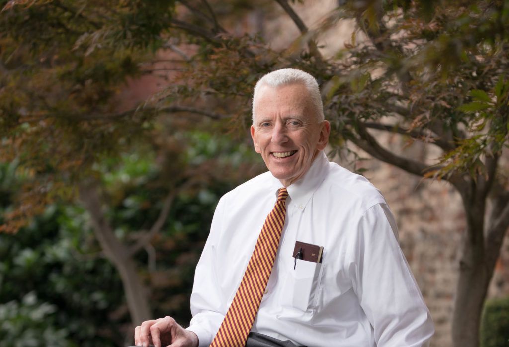 Medium shot of an elderly man.