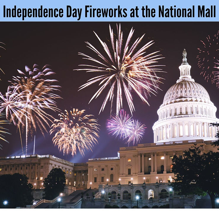 Inpendence Day Fireworks over the National Mall