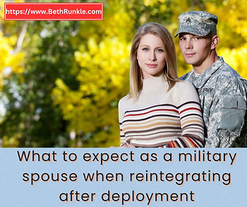 What to expect as a military spouse when reintegrating after deployment