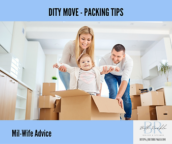 Military DITY move packing tips