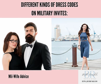 dress codes for military spouses