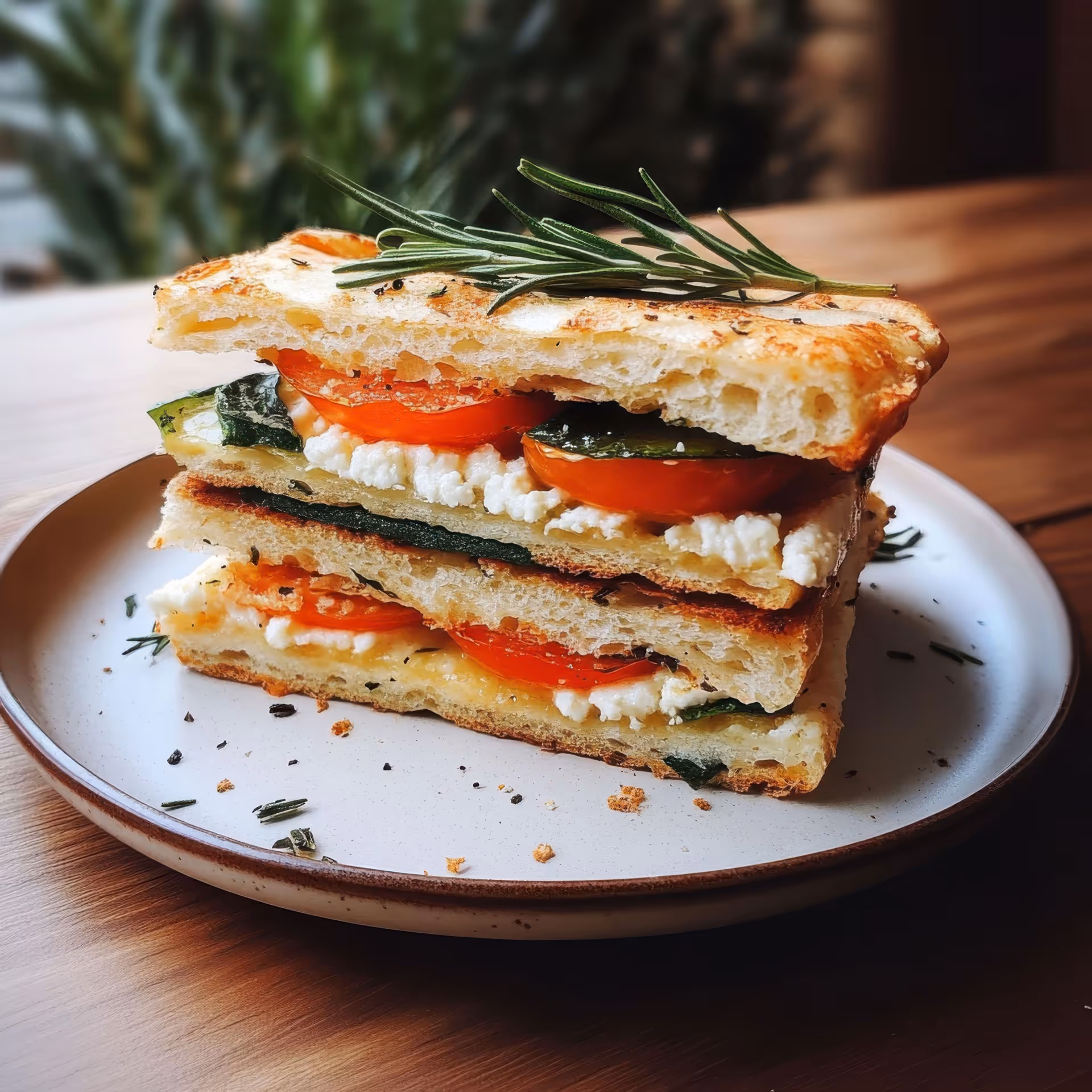 sandwich with focaccia