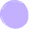 Cercle violet clair sur fond blanc.