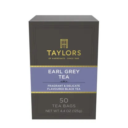 Box of Taylors Earl Grey Tea.