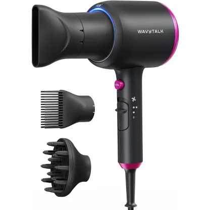WAVYTALK hair dryer and attachments.