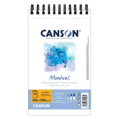 Canson Montval watercolor paper pad.