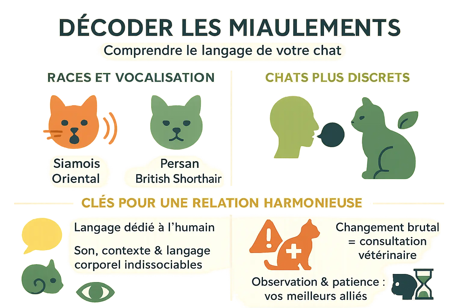 Chat noir en pleine vocalisation