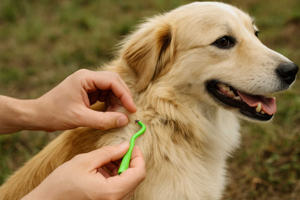 tire-tique pour chien