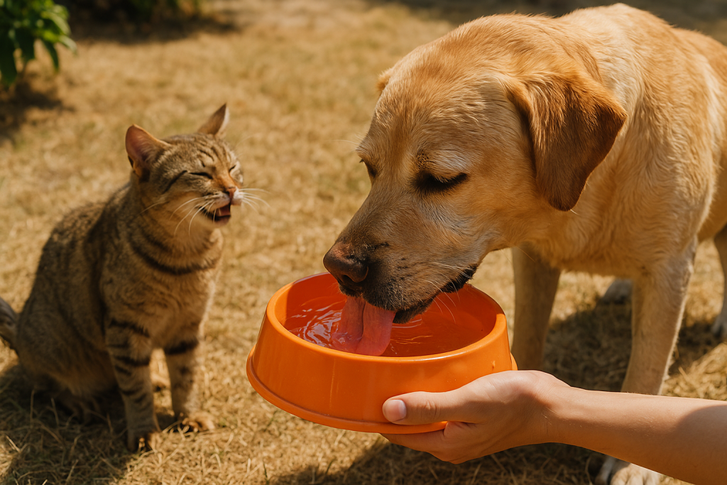 préserver ses animaux de la chaleur canicule