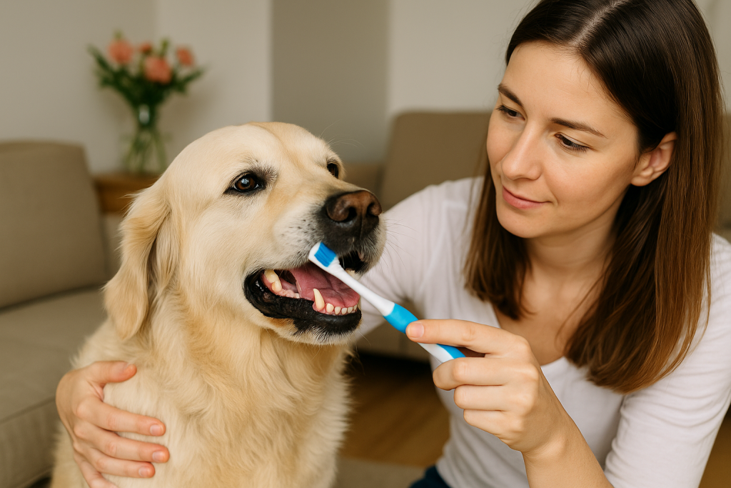 hygiène dentaire du chien, mauvaise haleine
