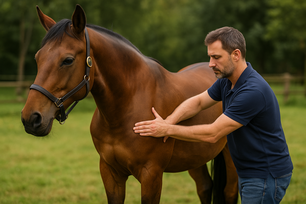 travailler avec les chevaux comme masseur équin