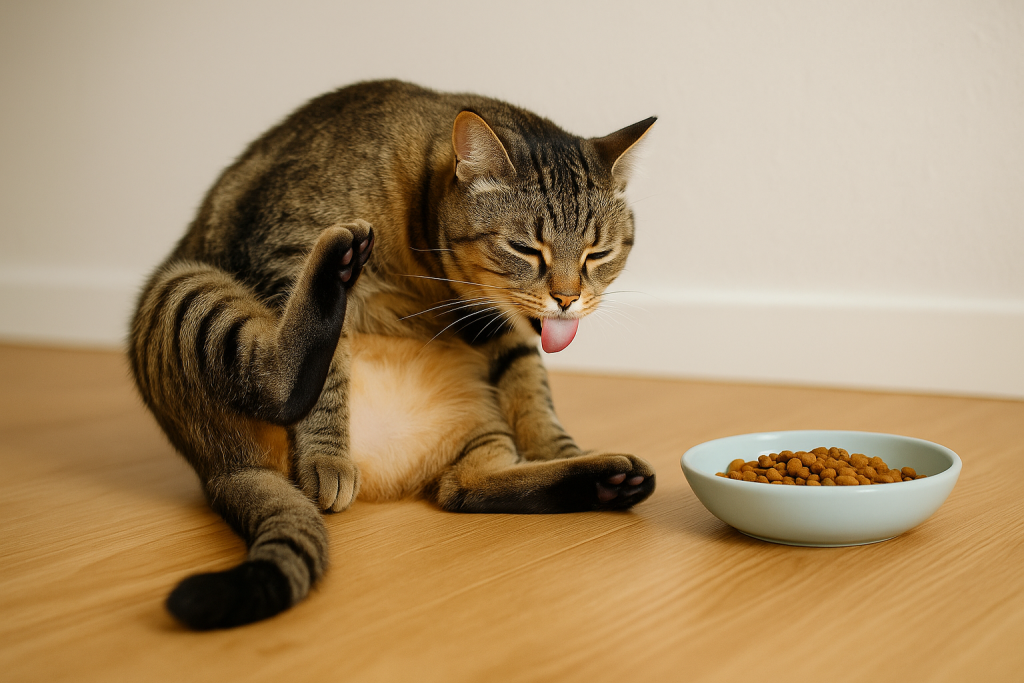 cause des vers chez les chats