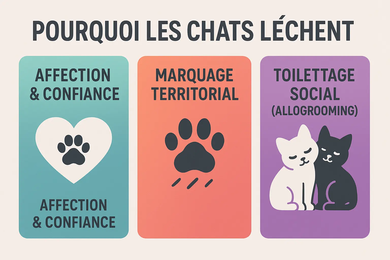 Chat en train de lécher la main de son propriétaire