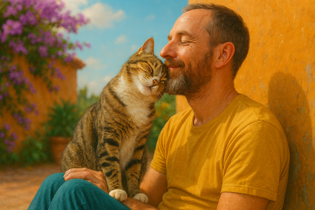 signification chat qui se frotte