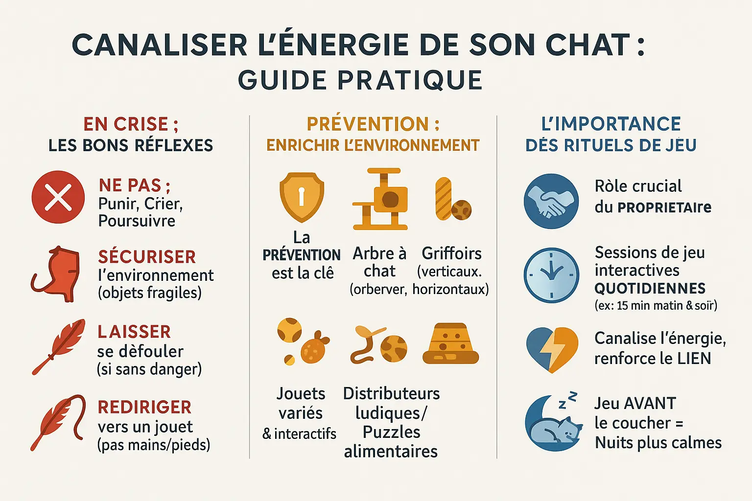 Chat en pleine activité sur un arbre à chat