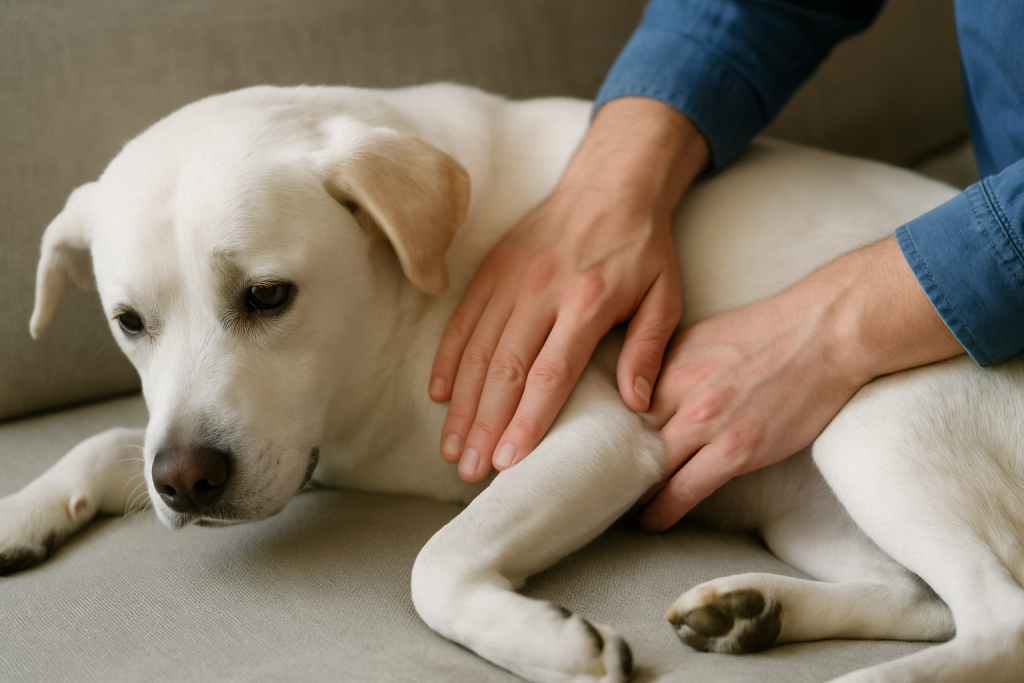 ingestion d'objet chien