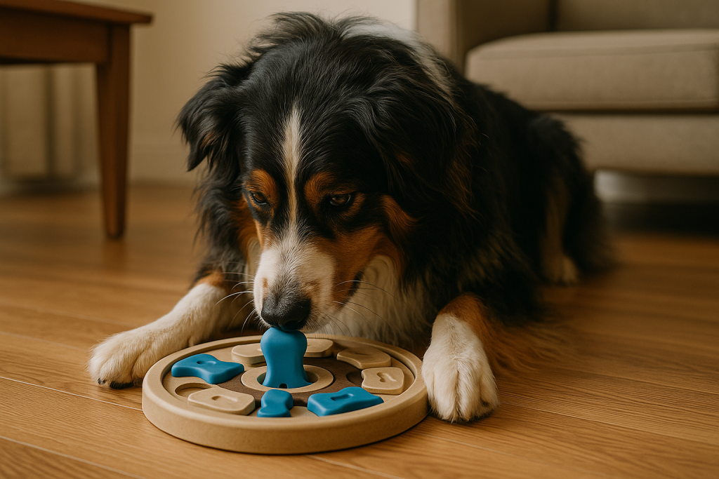 puzzle pour chien resté seul à la maison