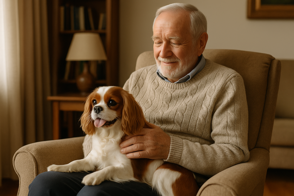 chiens et personnes âgées seniors