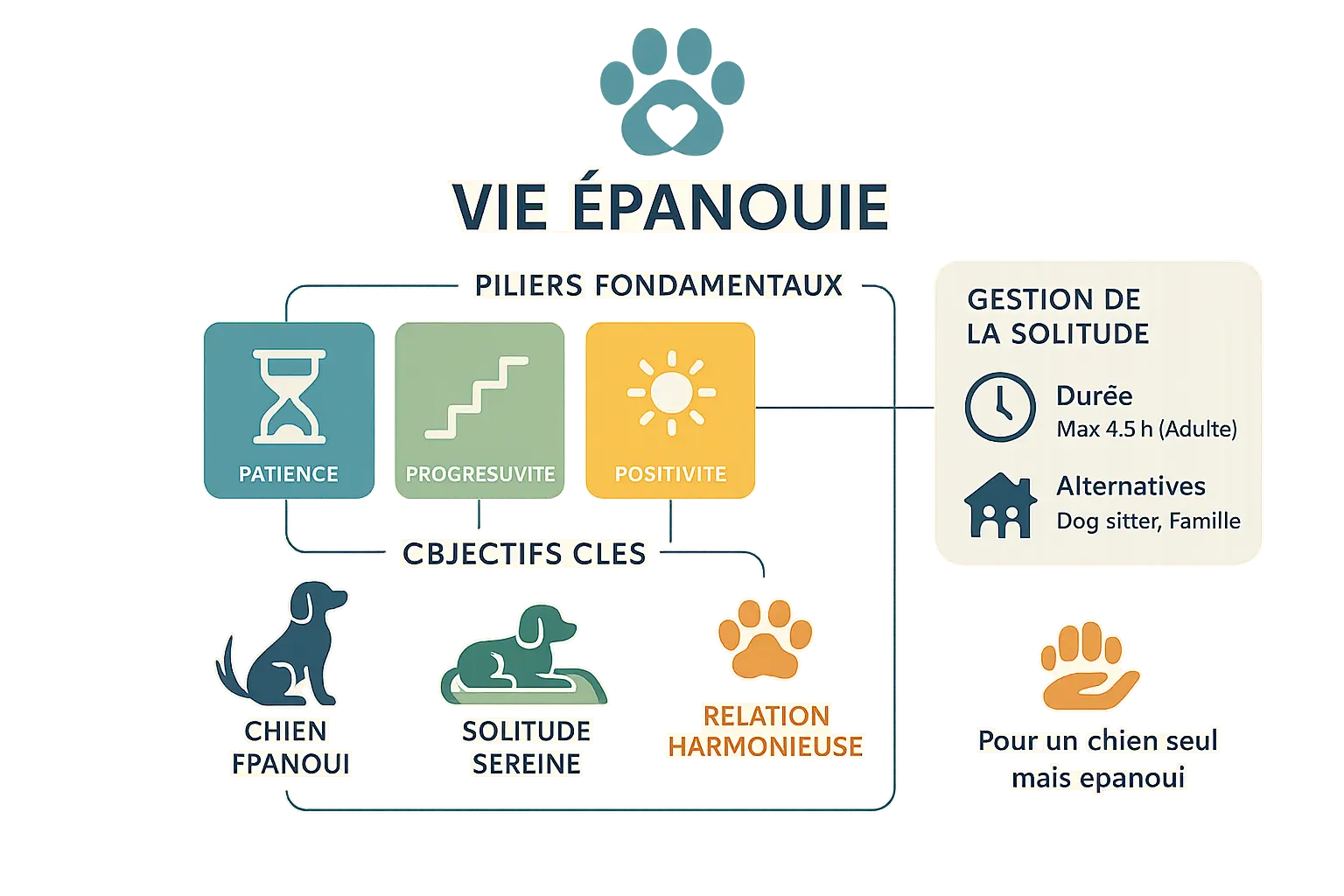 Illustration d'un <strong>chien épanoui en milieu sécurisé</strong>