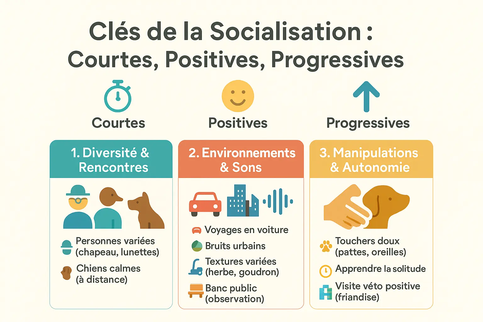 Socialisation d'un chiot avec des enfants et des animaux