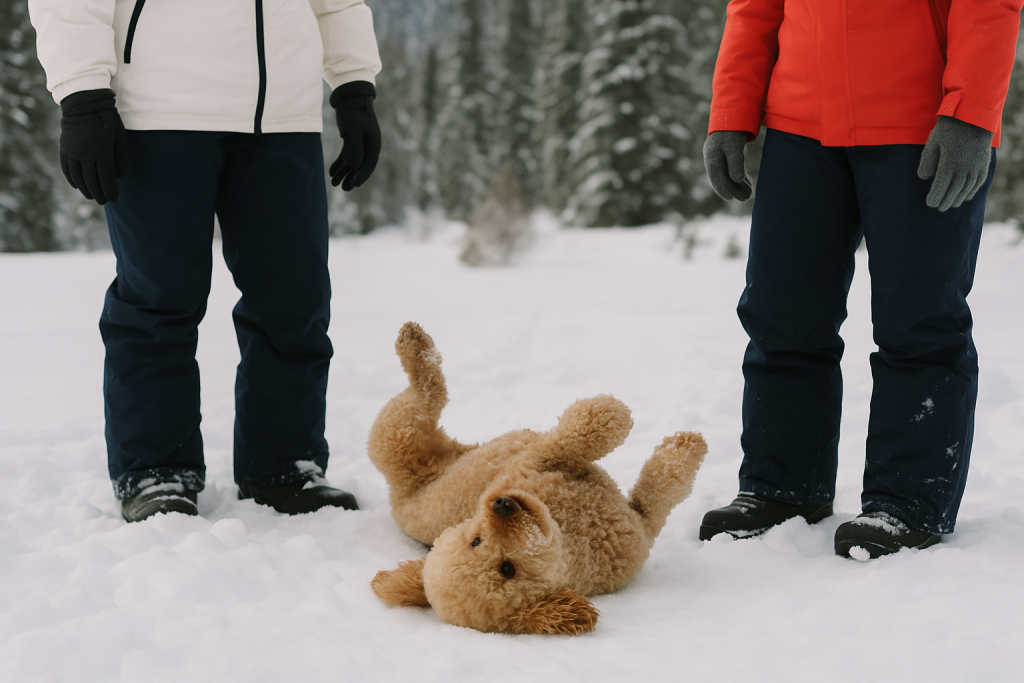 chien montagne coussinets froid