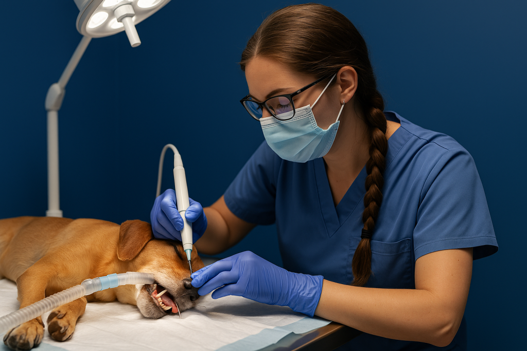 brosser les dents de son animal