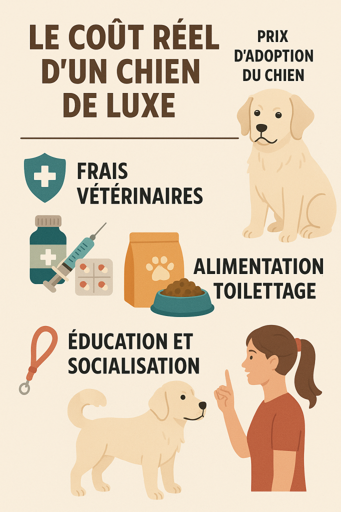 Coût chien de luxe