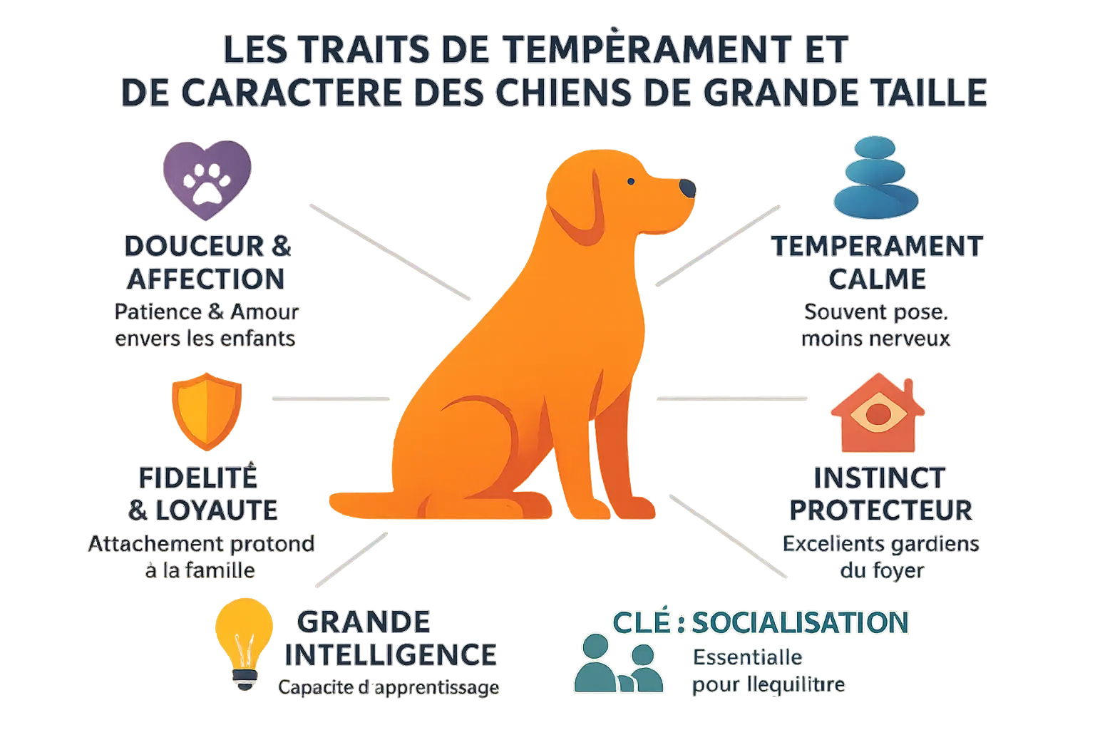 Chiots de grande taille jouant dans un parc