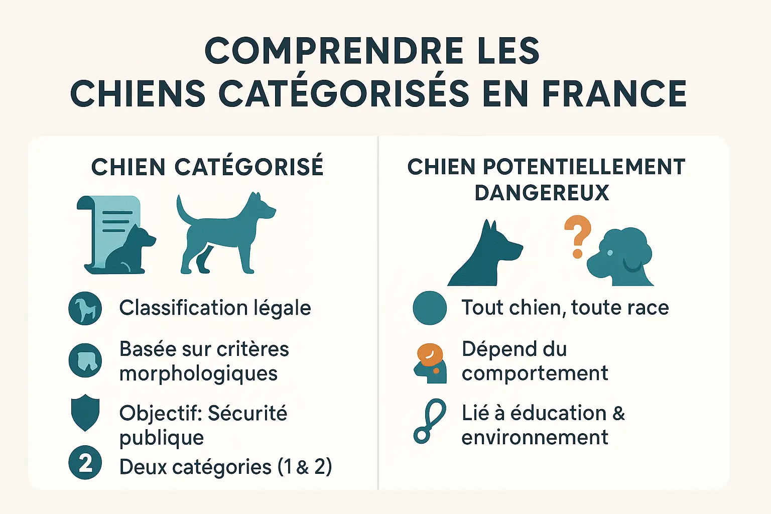 Chien catégorisé en France