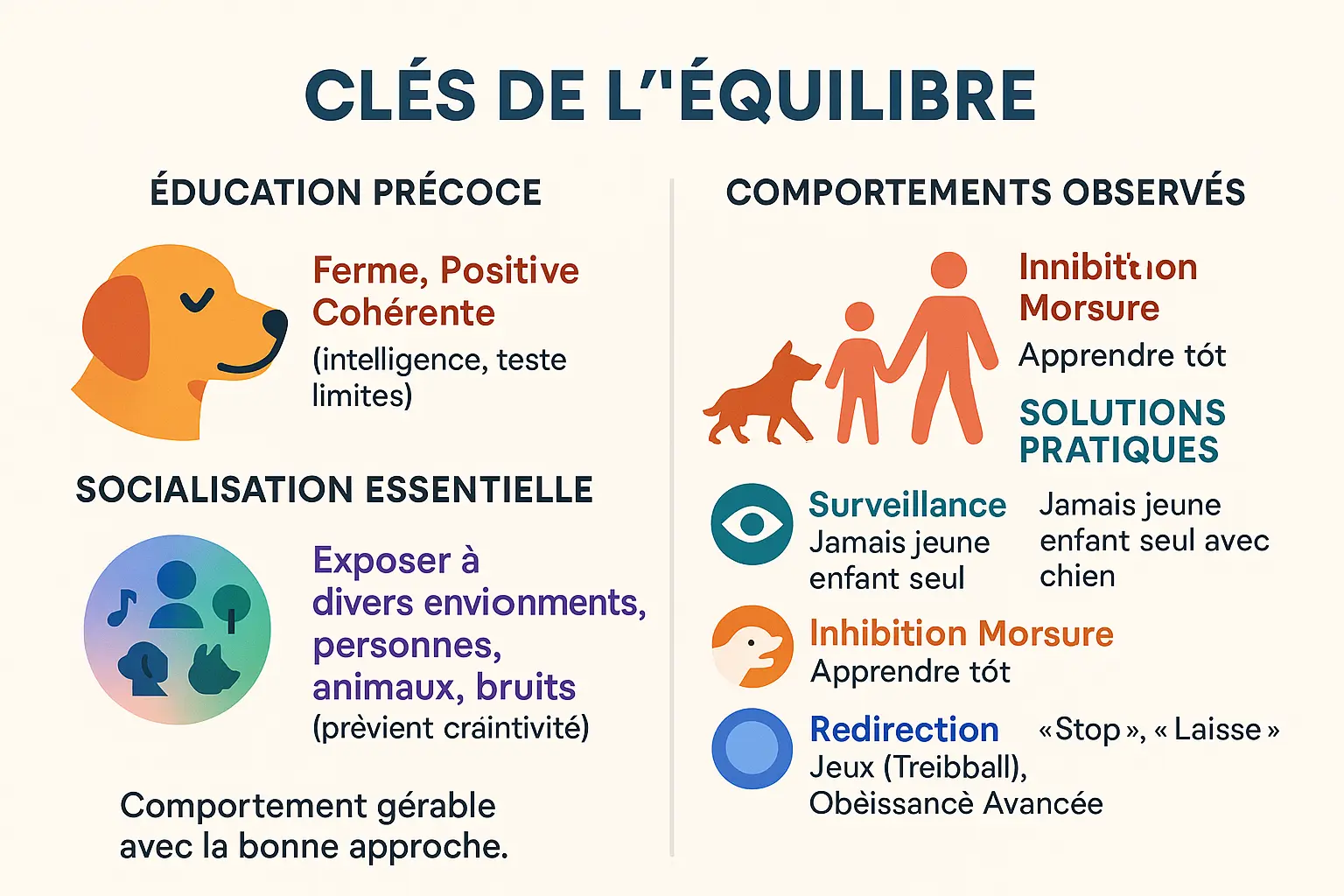 Berger australien en pleine activité d'éducation