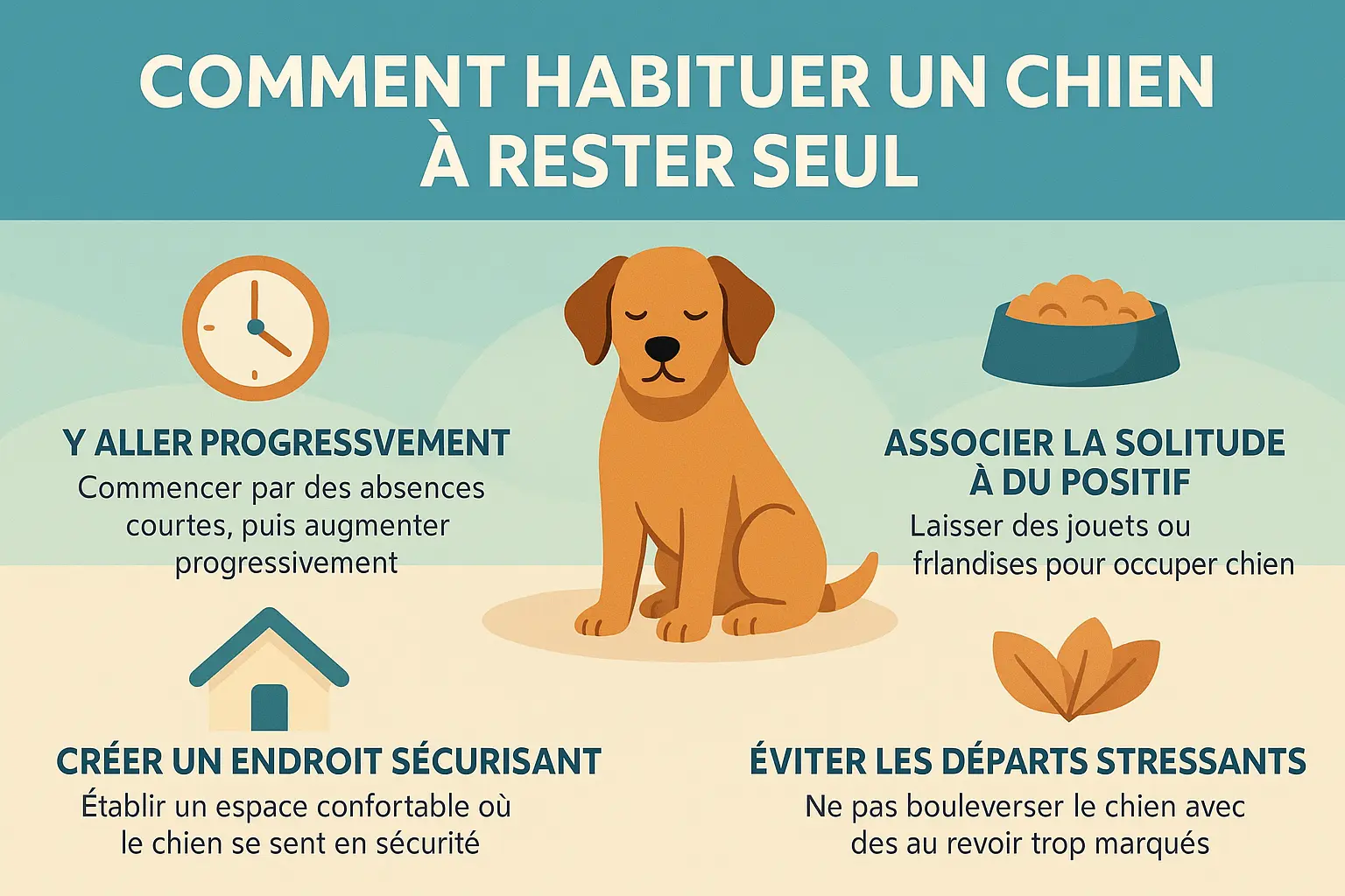 Chien se sentant en sécurité à la maison