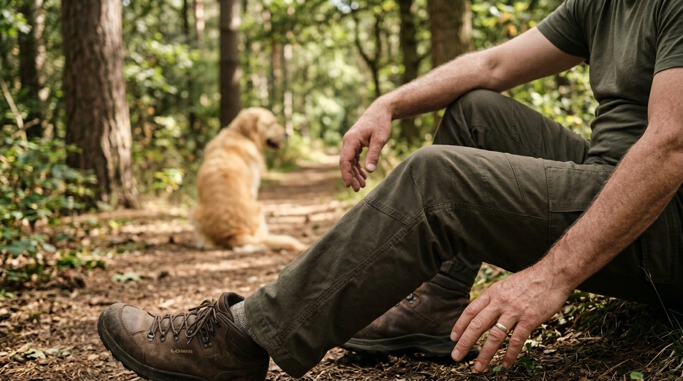 Adopter une posture calme et non menaçante face à un chien