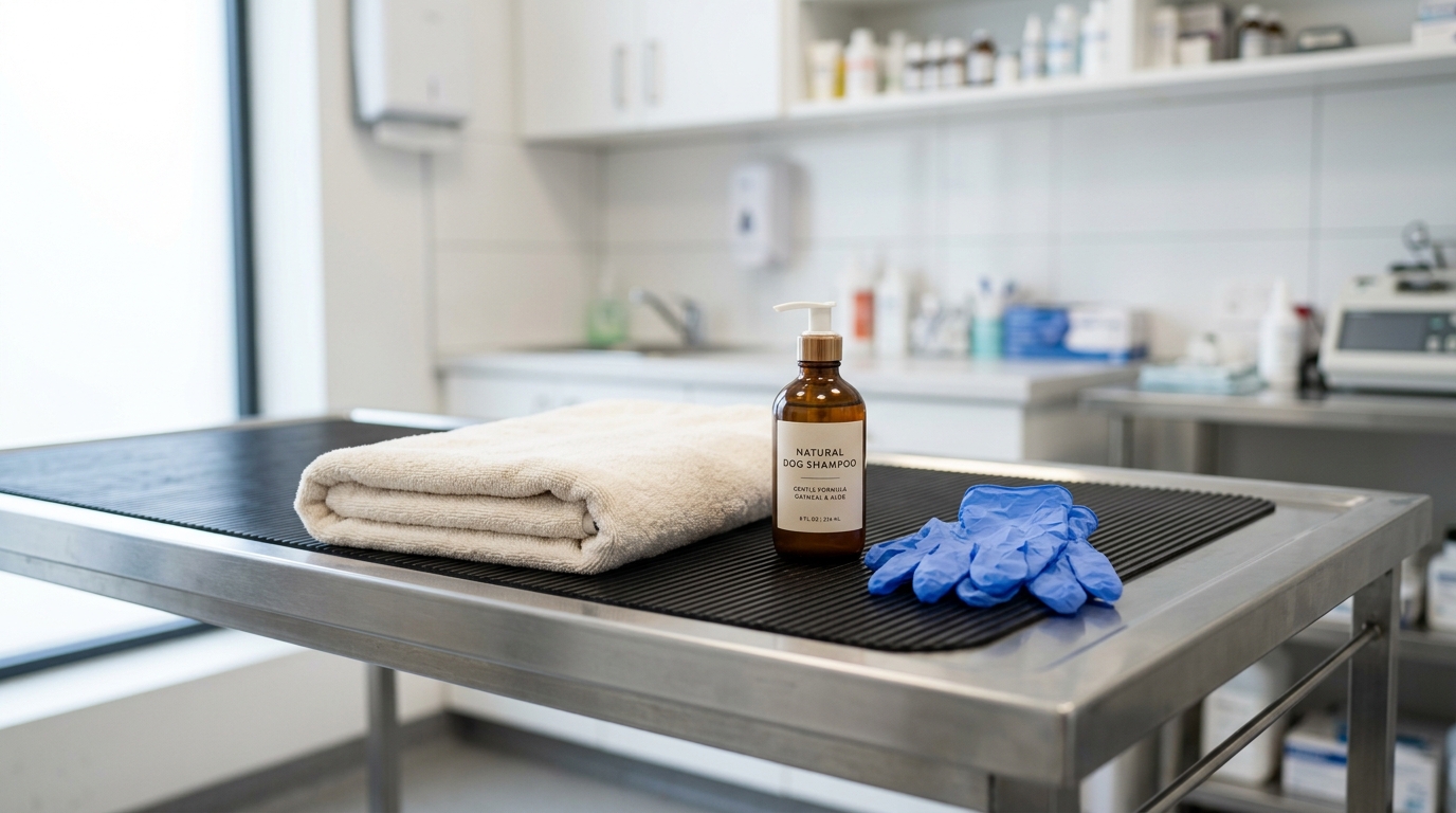 Matériel de soin propre et professionnel