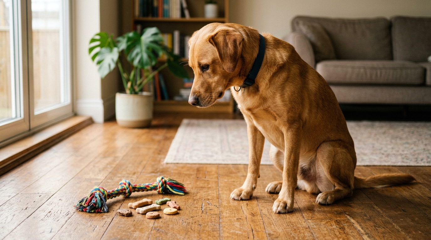 Jouets d'occupation et friandises pour l'éducation positive du chien