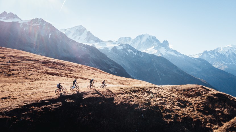Cycling around the Mont Blanc