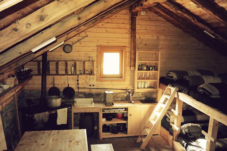 This alpine cabin offers a truly immersive slow travel experience