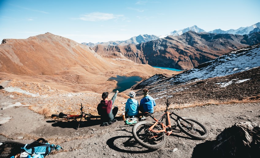 A picnic with a view in stunning Val d'Anniviers