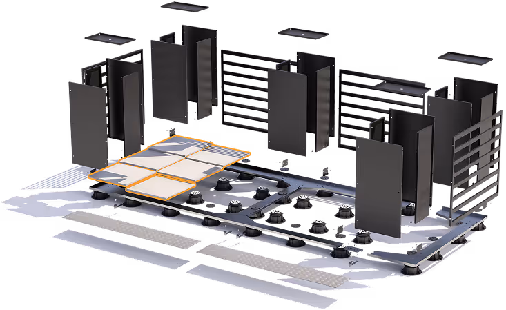 StreetDeck components highlighting pavers