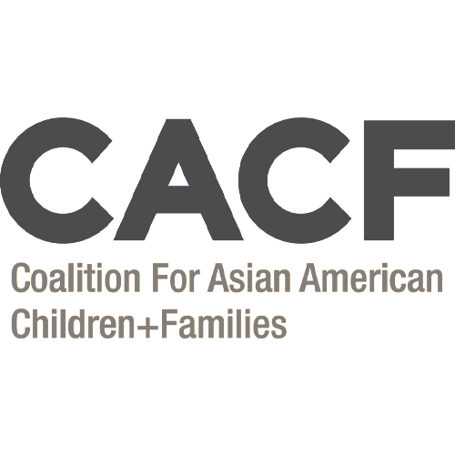 Logo of CACF, Coalition For Asian American Children and Families.