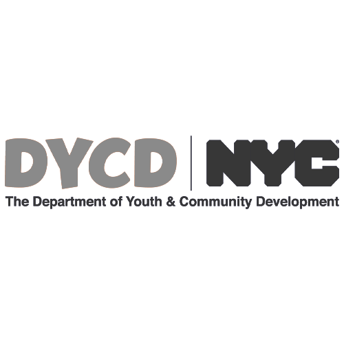 Logo of DYCD NYC, The Department of Youth & Community Development.