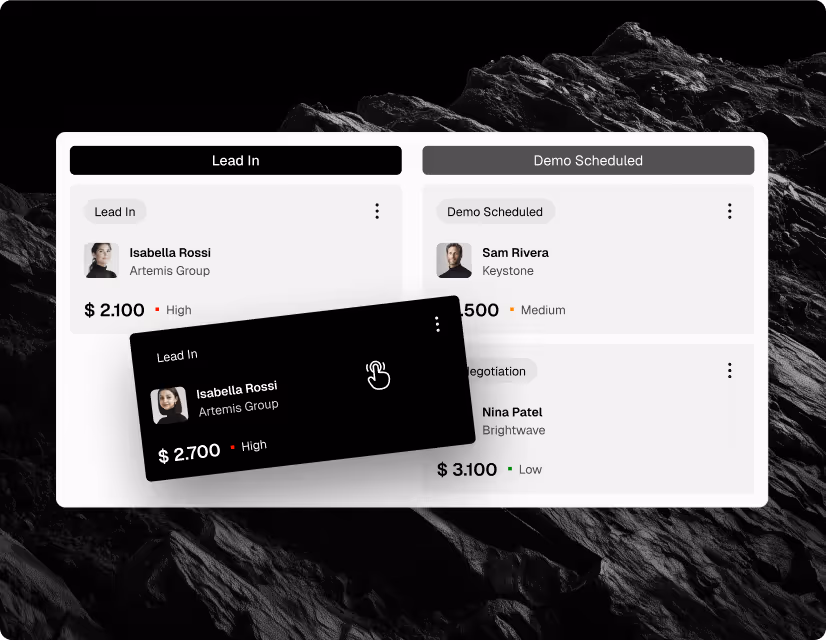 B2B SaaS software Webflow template feature1