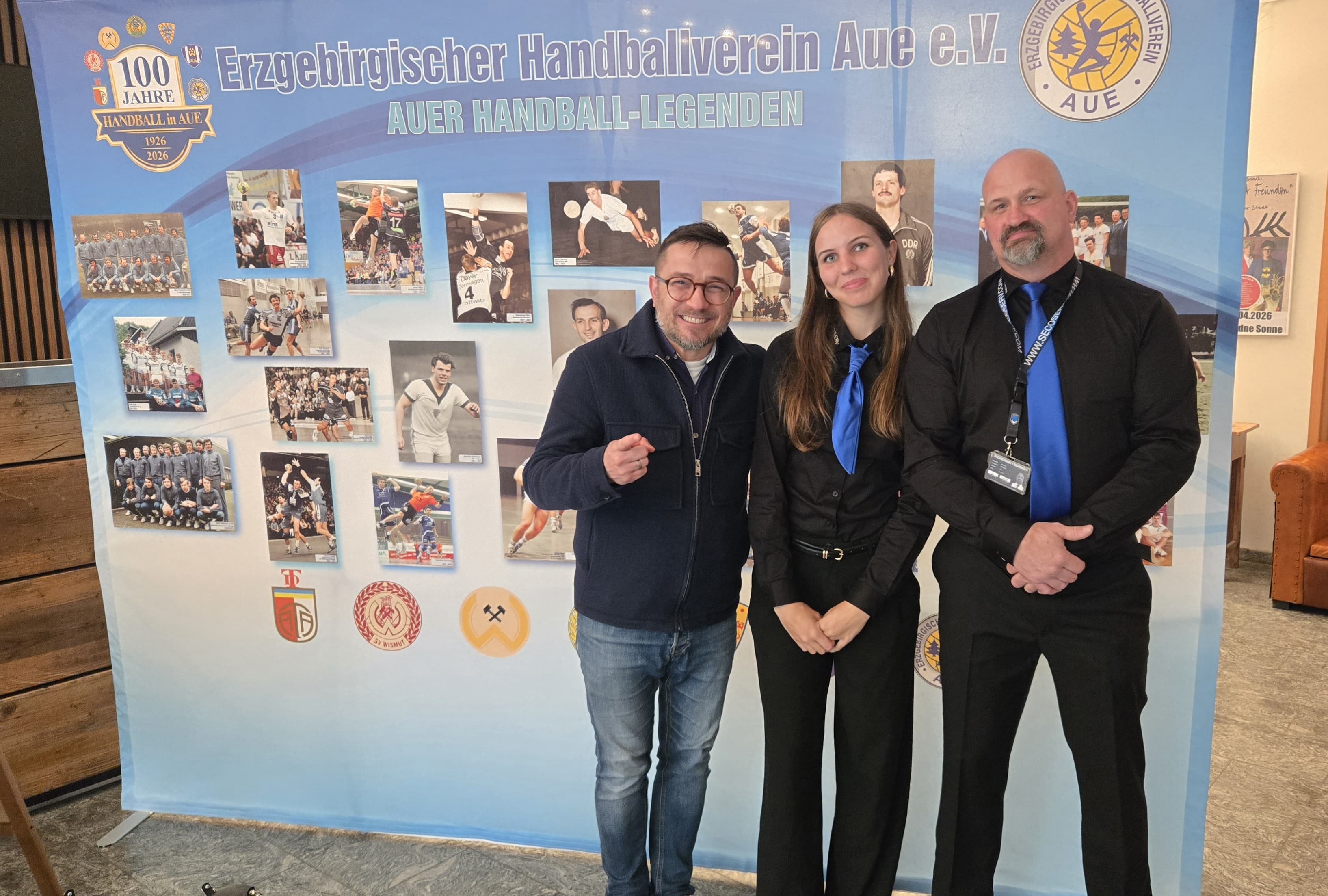 Jubiläumsveranstaltung 100 Jahre Handball in Aue mit Gästen des EHV Aue in der Goldnen Sonne Schneeberg