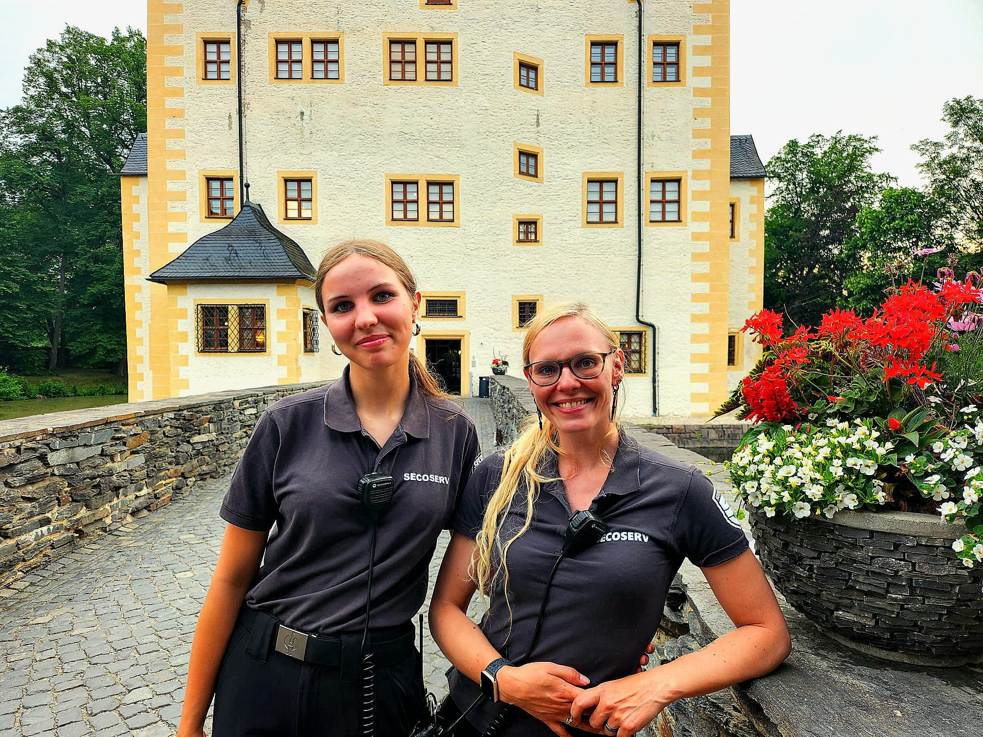 Empfangs- und Gästeservice von SECOSERV bei Veranstaltungen im Wasserschloss Klaffenbach in Chemnitz