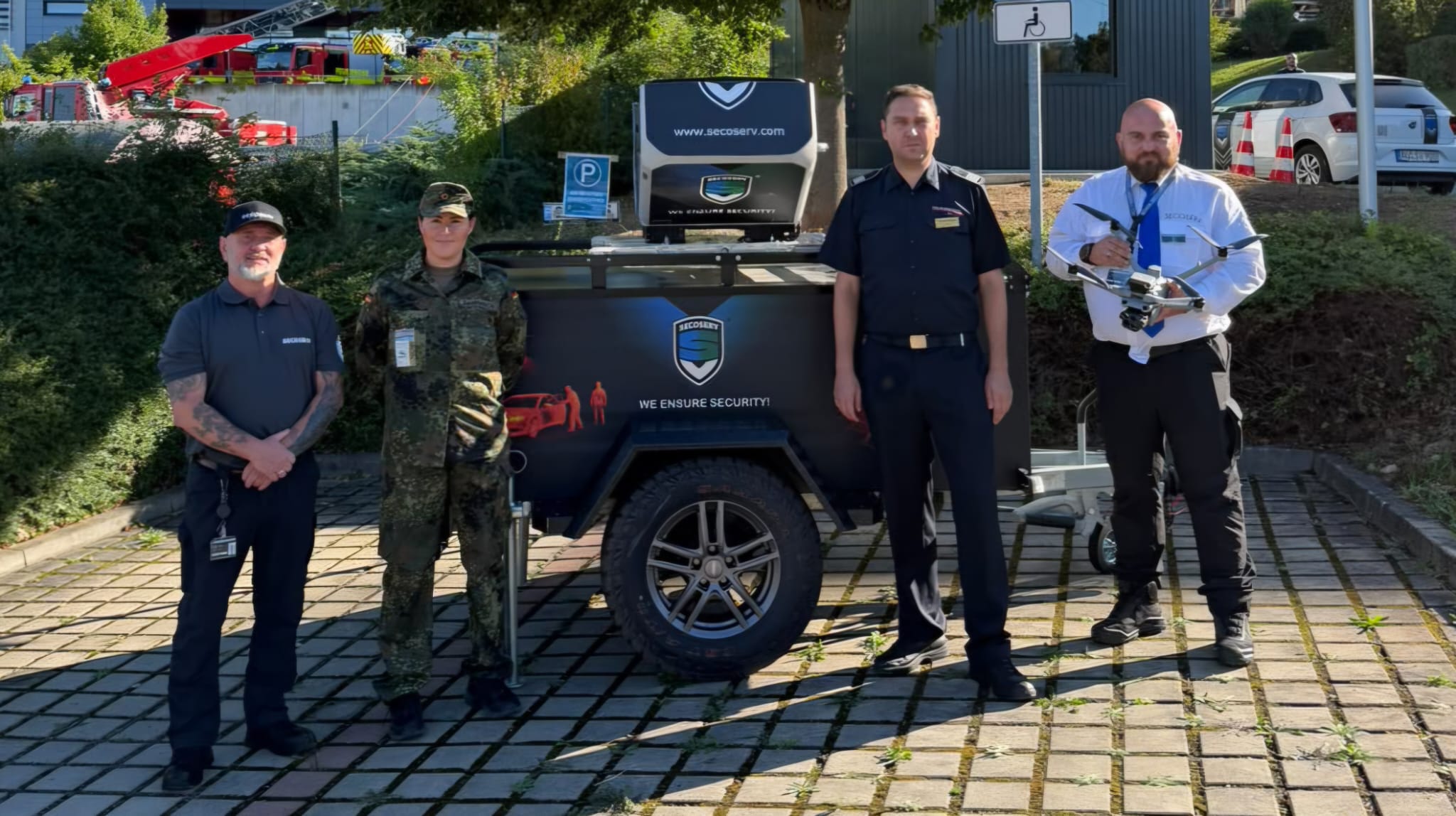 SECOSERV beim Tag der offenen Tür der Thüringer Landesfeuerwehr- und Katastrophenschutzschule in Bad Köstritz