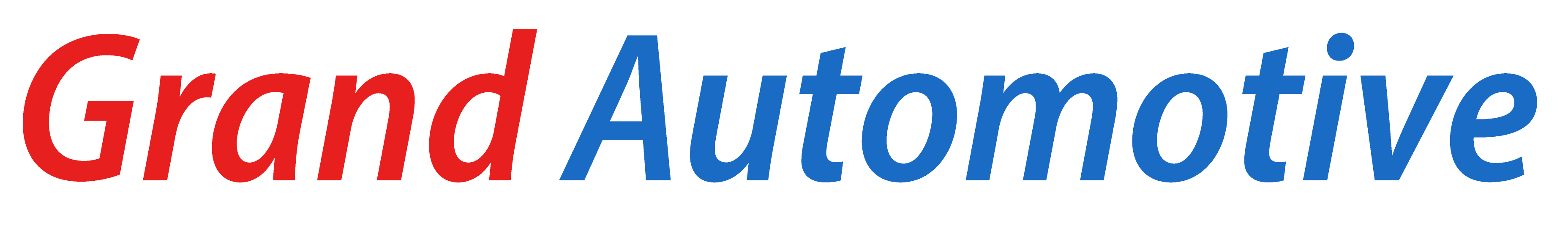 Grand Automotive company lettering.
