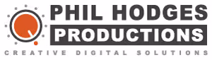 Phil Hodges Productions logo. This website was created by Phil Hodges Productions