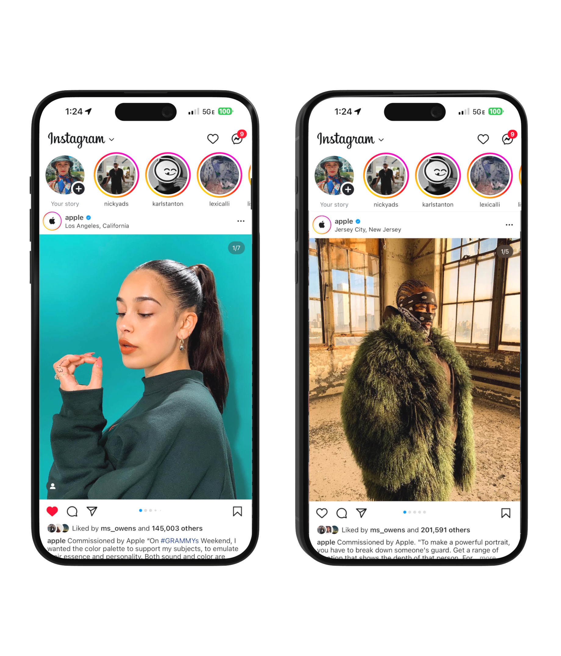 Jorja Smith at the Grammy Awards for Apple Music