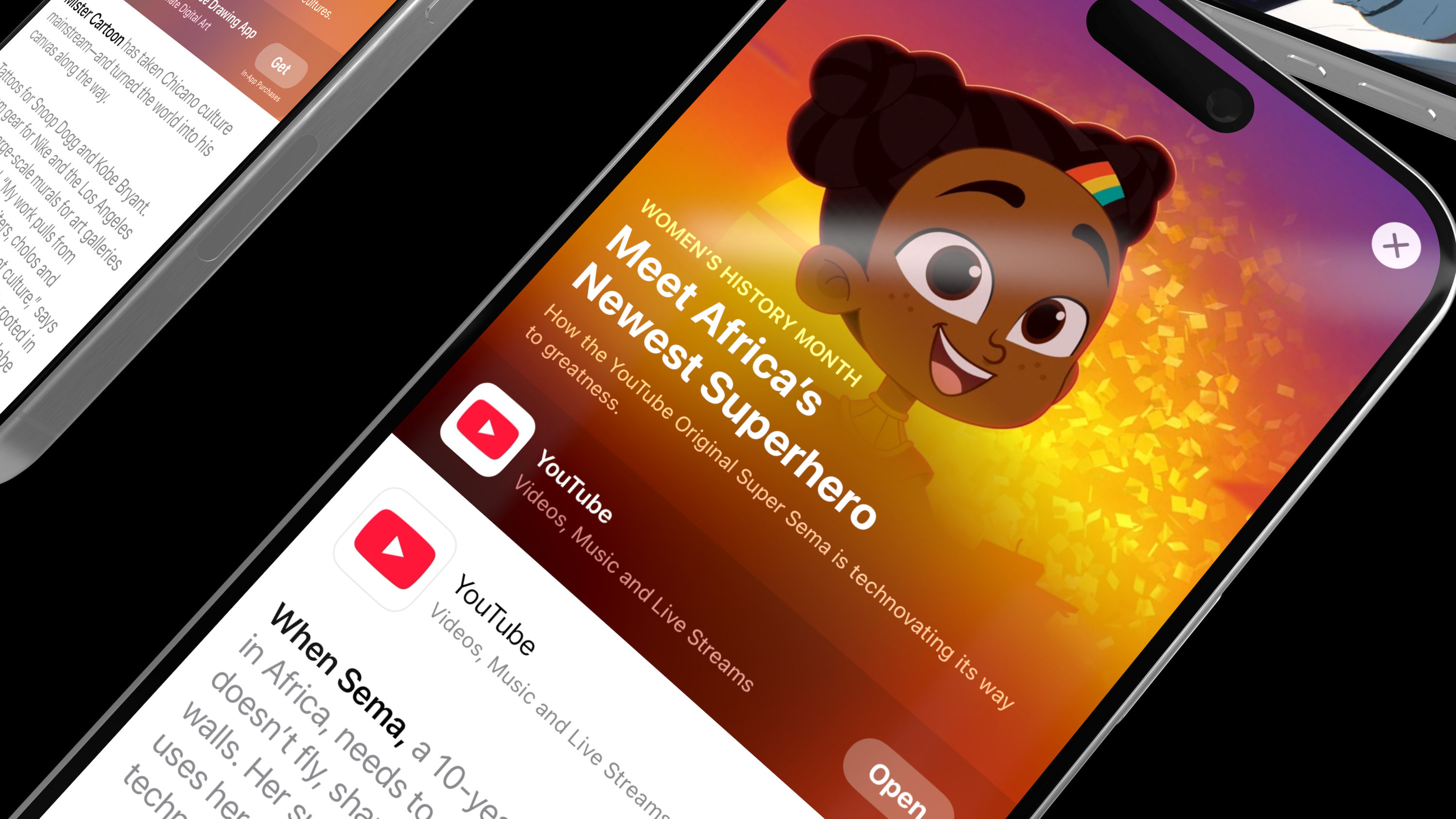 A campaign for Women's History Month featuring Super Sema, Africa's first STEM superhero, backed and voiced by Lupita Nyongo, living on YouTube.