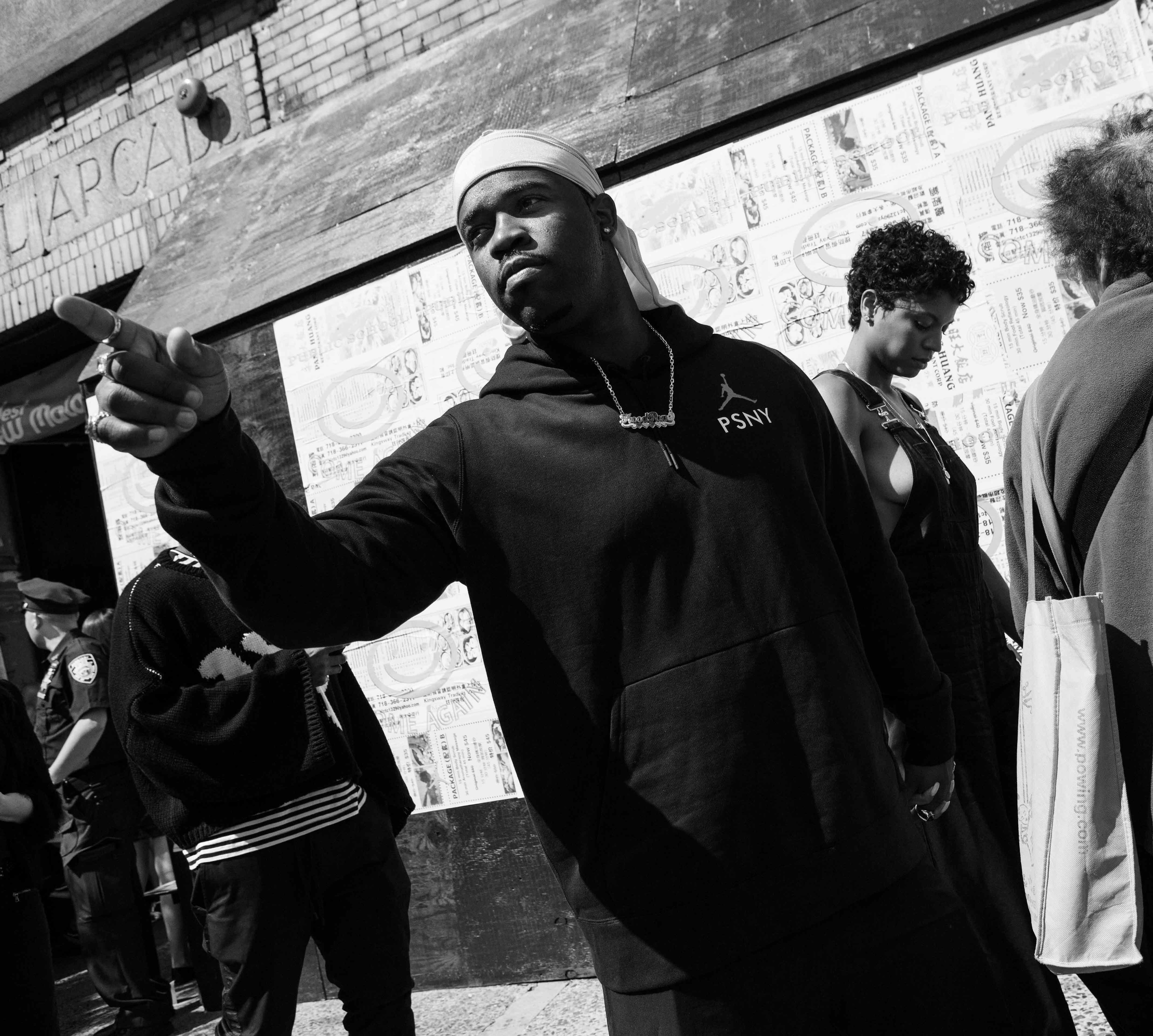 Photo by Jessica Lehrman, commissioned by Kiron Heriot-Darragh for Jordan Brand.ASAP Ferg at New York Fashion Week for Jordan Brand